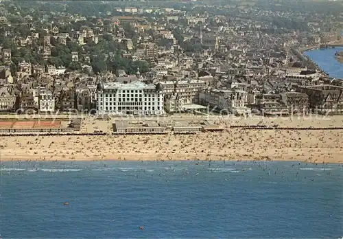 Deauville Fliegeraufnahme avec Plage Kat. Deauville