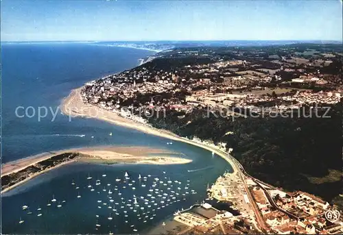 Cabourg Houlgate Fliegeraufnahme Port et Plage Kat. Cabourg