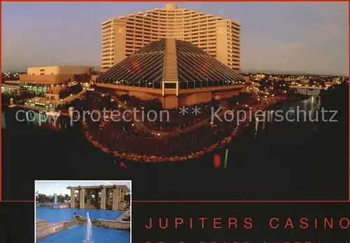 Gold Coast Australia Jupiters Casino Night lights Insert Pools Kat. Gold Coast