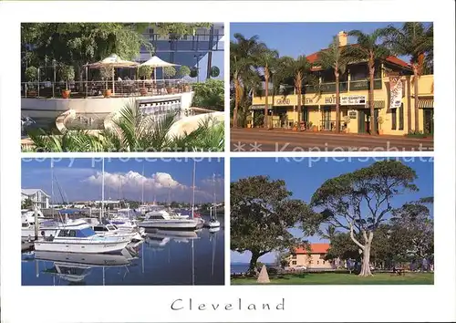 Cleveland Queensland Cleveland library cafe Grand View Hotel Raby Bay Point Reserve picnic area and Lighthouse Restaurant