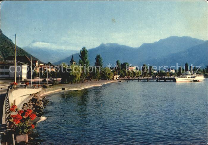 Villeneuve VD schiffsanlegestelle Kat. Villeneuve Nr. ks80237