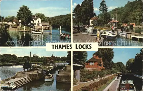 Maidenhead Riverside Thames Locks Kat. Windsor and Maidenhead