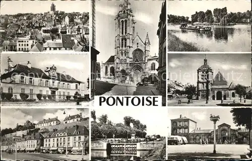Pontoise  Val d Oise Stadtansichten Kat. Pontoise