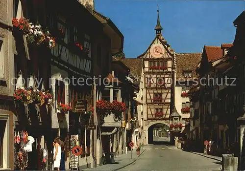 Stein Rhein Hauptstrasse mit Untertor Kat. Stein Rhein