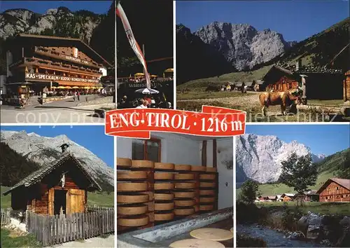 Eng Hinterriss Tirol Alpengasthof Eng Alpencafe Eng Almen Teilansichten