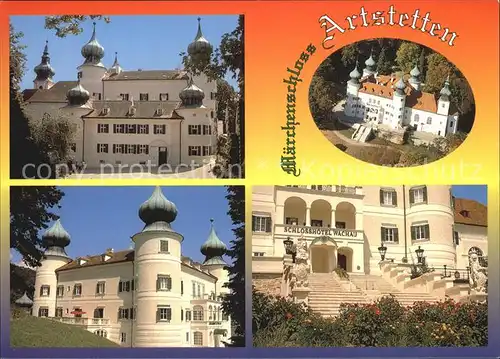 Artstetten-Poebring Schloss Artstetten Fliegeraufnahme Schlosshotel Wachau / Artstetten-Poebring /Mostviertel-Eisenwurzen