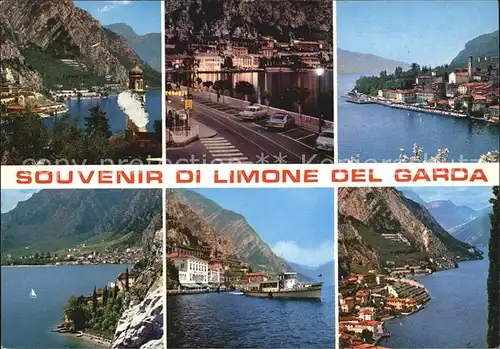 Limone del Garda Lago di Garda Teilansichten