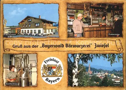 Zwiesel Niederbayern Bayerwald Baerwurzerei  Kat. Zwiesel