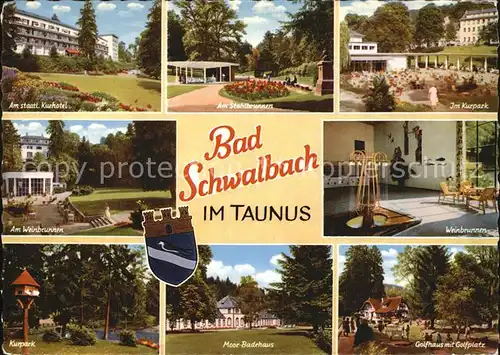 Bad Schwalbach Kurpark Kurhotel Minigolf Kat. Bad Schwalbach