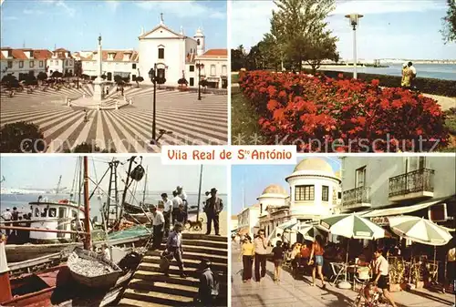 Vila Real de Santo Antonio Hafen Promenade  Kat. Vila Real de Santo Antonio