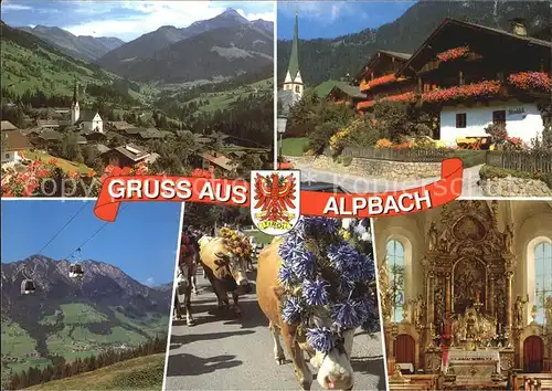 Alpbach Blumendorf Seilbahn   Kat. Alpbach