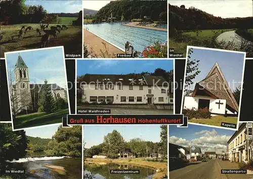 Horhausen Westerwald Freibad Wiedtal  Kat. Horhausen (Westerwald)