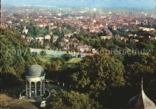 Wiesbaden Blick vom Neroberg Kat. Wiesbaden