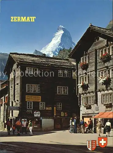 Zermatt VS Sporthotel mit Matterhorn Kat. Zermatt