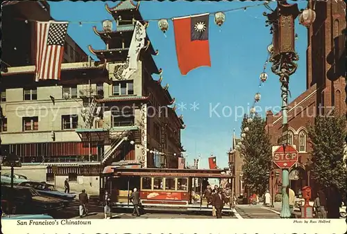 San Francisco California Chinatown Strassenbahn Kat. San Francisco