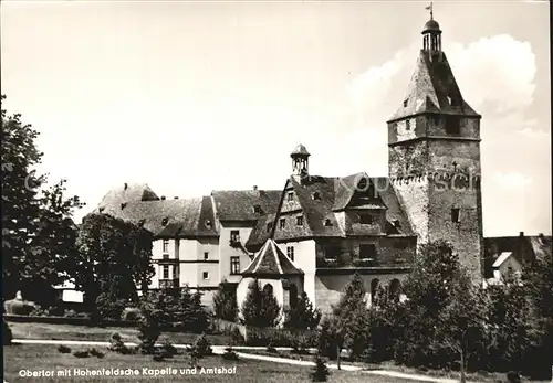 Camberg Bad Obertor mit Hohenfeldsche Kapelle Amtshof Kneippbad im Taunus Kat. Bad Camberg