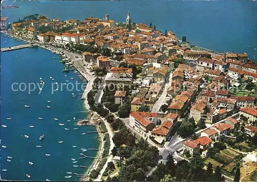 Porec Altstadt Halbinsel Fliegeraufnahme Kat. Kroatien