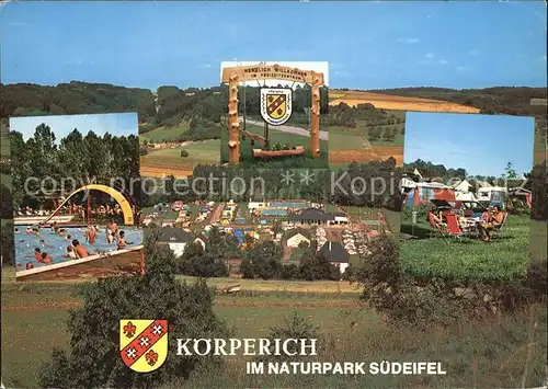 Koerperich Eifel Campingplatz und Freibad Kat. Koerperich