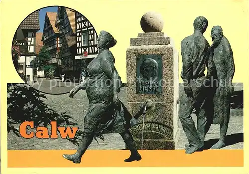 Calw Hermann Hesse Denkmal Kat. Calw