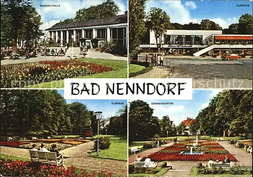 Bad Nenndorf Wandelhalle Kurpark Sonnengarten Kurhaus Kat. Bad Nenndorf