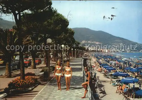 Alassio Spaziergang am Meer Kat. 