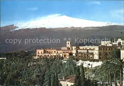 Taormina Sizilien Sant Domenic und der aetna Kat. 