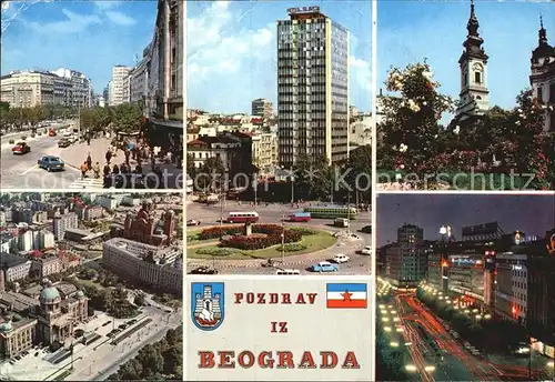 Beograd Belgrad Stadtansichten Kat. Serbien