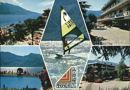 Limone sul Garda Hotel Ideal Details Strand Surfen Kat. 