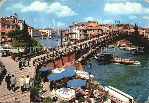 Venezia Venedig Canal Grande e Ponte dell Accademia Kat. 