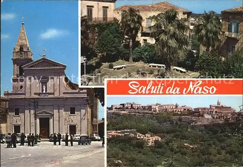 Naso Messina Sicilia Kirche Dorfmotive