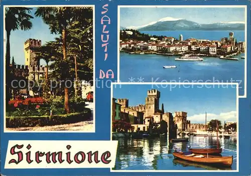 Sirmione Lago di Garda Castello Il Porto Kat. Italien