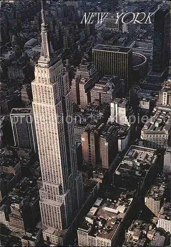 New York City Fliegeraufnahme mit Empire State Building