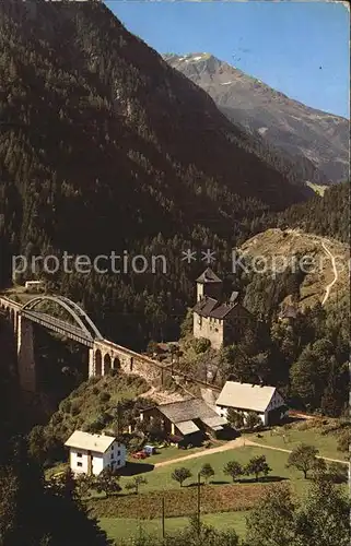 Tirol Region Tisanerbruecke mit Schloss Wiesberg Kat. Innsbruck