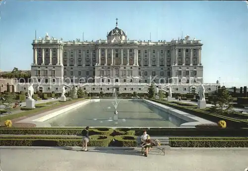 Madrid Spain Fachada Norte del Palacio Real Koenigliches Schloss Kat. Madrid