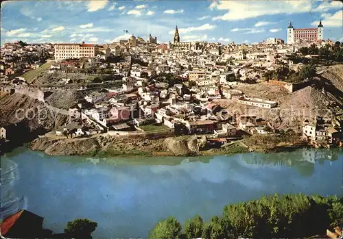 Toledo Castilla La Mancha Vista general sobre el Tajo Kat. Toledo