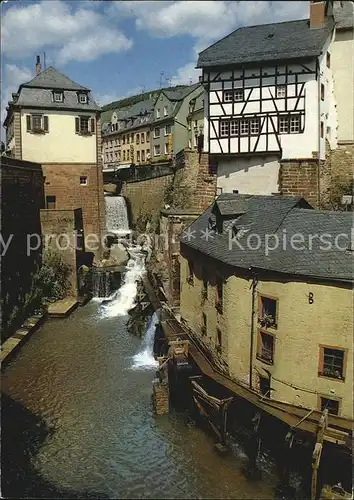 Saarburg Saar Wasserfall Leukbach Alte Muehlen Altstadt Kat. Saarburg