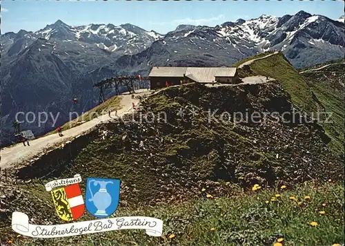 Bad Gastein Stubnerkogel Bergstation mit Radhausberg Glocknerblickkanzel Kat. Bad Gastein