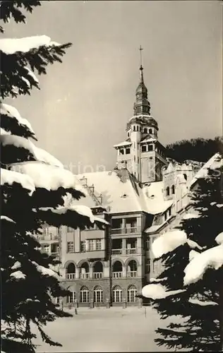 Lillafuered Palota Szallo Schloss im Winter Kat. Ungarn