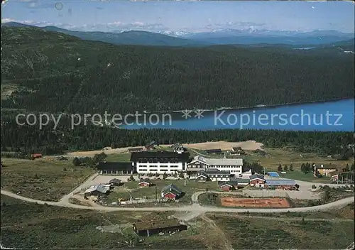 Harpefoss Wadahl Hogfjellshotell Hotel Fliegeraufnahme