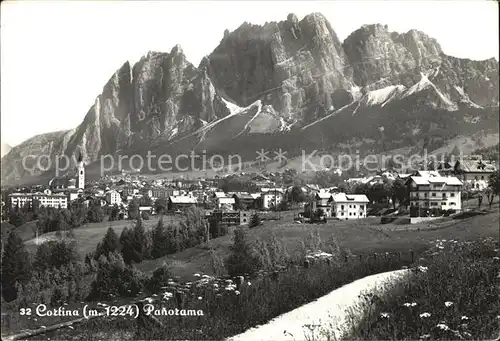 Cortina d Ampezzo Gesamtansicht Dolomiten Kat. Cortina d Ampezzo