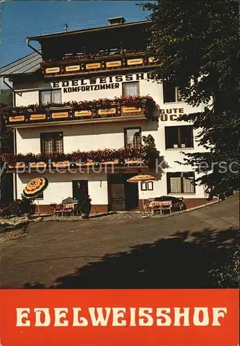 Birnbaum Lesachtal Hotel Gaststaette Edelweisshof Kat. Lesachtal