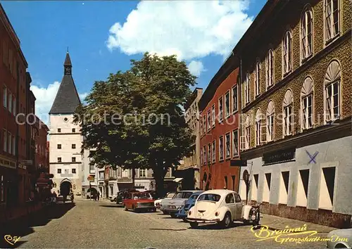 Braunau Inn Salzburger Strasse Historischer Stadtturm