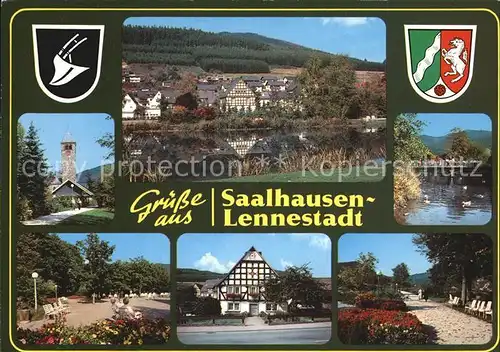 Saalhausen Sauerland Stadtansichten Kat. Lennestadt
