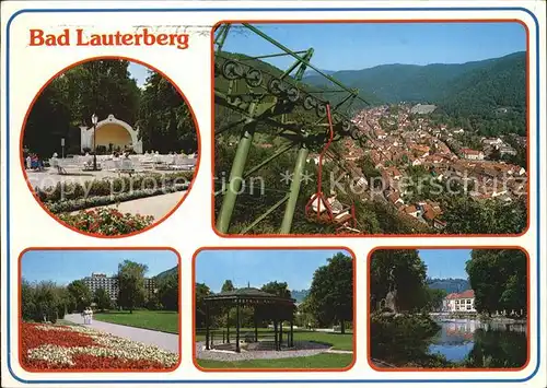 Bad Lauterberg Kurpark Sesselbahn Pavillon Kat. Bad Lauterberg im Harz