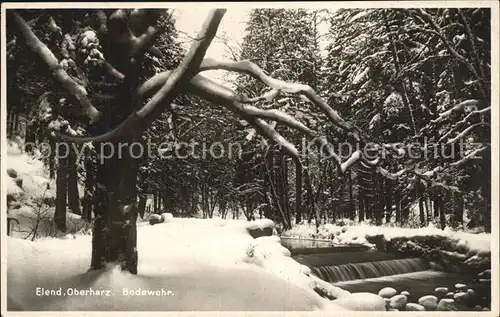 Elend Harz Bodewehr Kat. Elend Harz