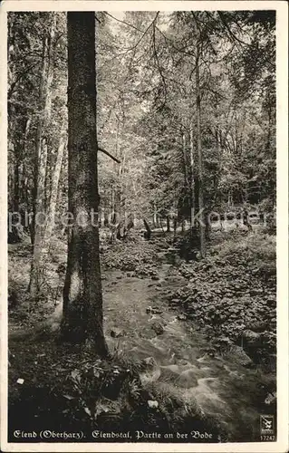 Elend Harz Bode Kat. Elend Harz