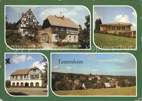 Tautenhain Gasthaus Kanone Konsum Einkaufszentrum Kat. Tautenhain Hermsdorf