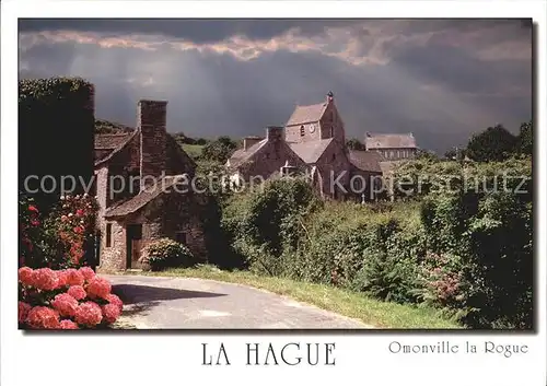 Omonville la Rogue Le petit village typique La Hague Kat. Omonville la Rogue
