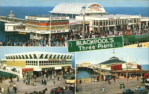 Blackpool Three Piers  Kat. Blackpool