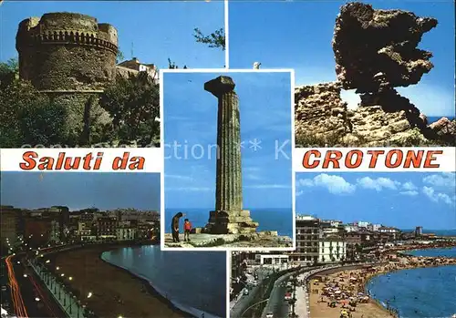 Crotone Castello di Carlo V Tempio di Hera Lacinia  Kat. Crotone